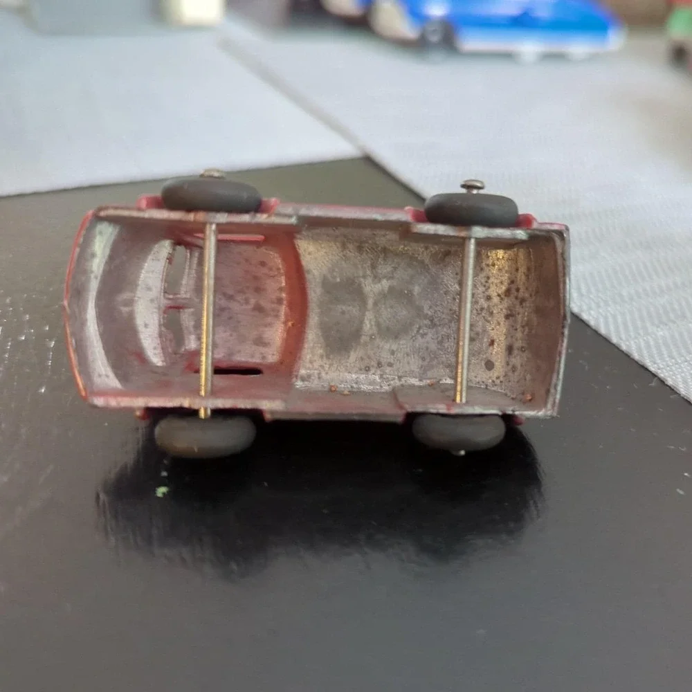 Barclay Semi‎ Truck  Red Paint Antique Toy Metal Lorry